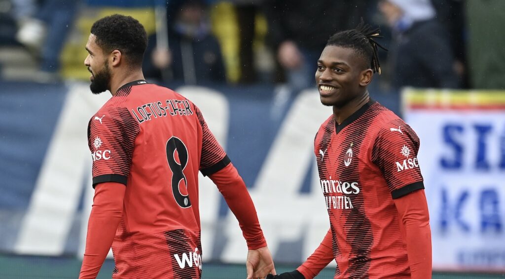 Loftus-Cheek Rafael Leao AC Milan Empoli-Milan 0-3 Serie A 2023-2024