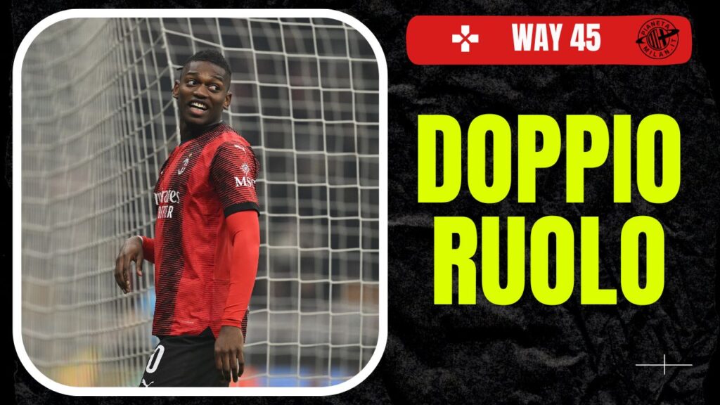 esultanza gol Rafael Leao AC Milan Milan-Rennes 3-0 Europa League 2023-2024
