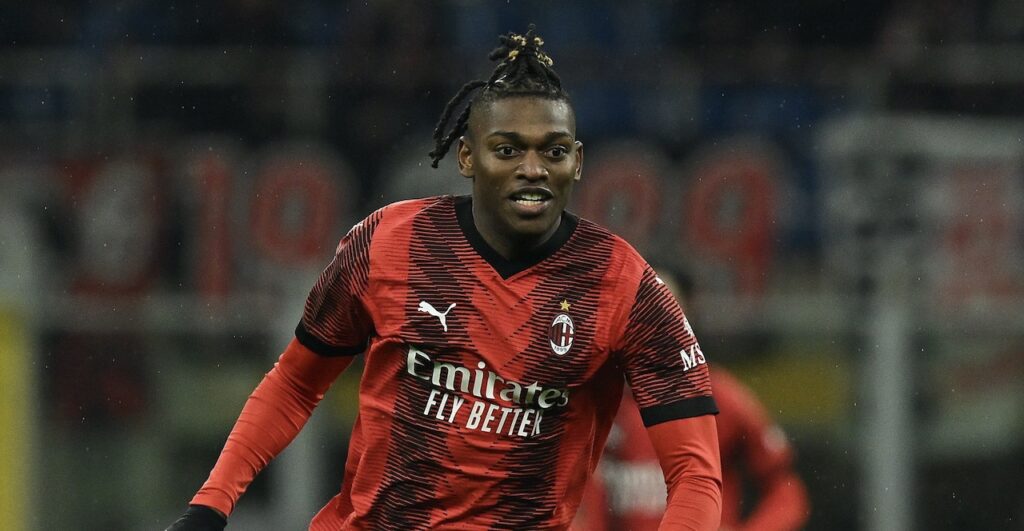 Rafael Leao AC Milan Milan-Atalanta 1-1 Serie A 2023-2024