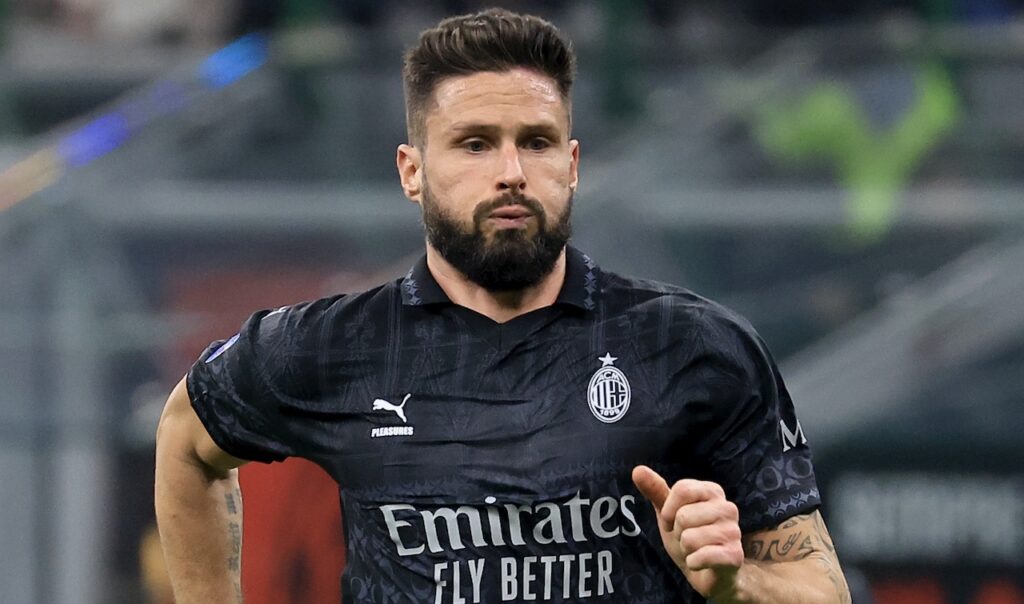 Olivier Giroud AC Milan Milan-Napoli 1-0 Serie A 2023-2024