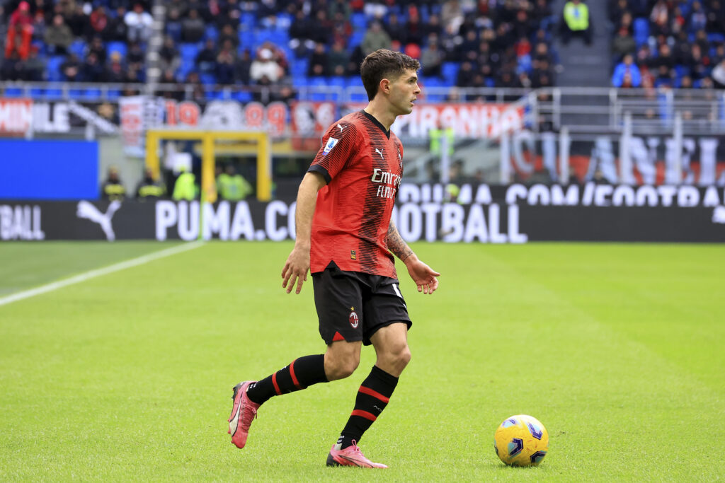 Christian Pulisic AC Milan Milan-Empoli 1-0 Serie A 2023-2024