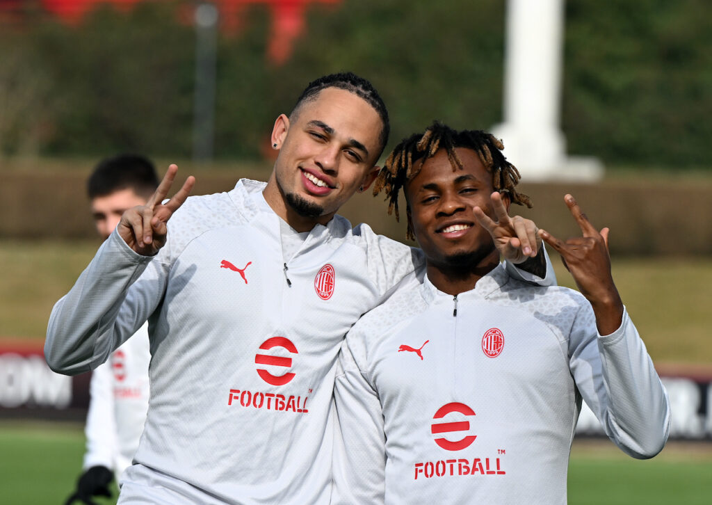 Okafor Chukwueze AC Milan allenamento Milanello