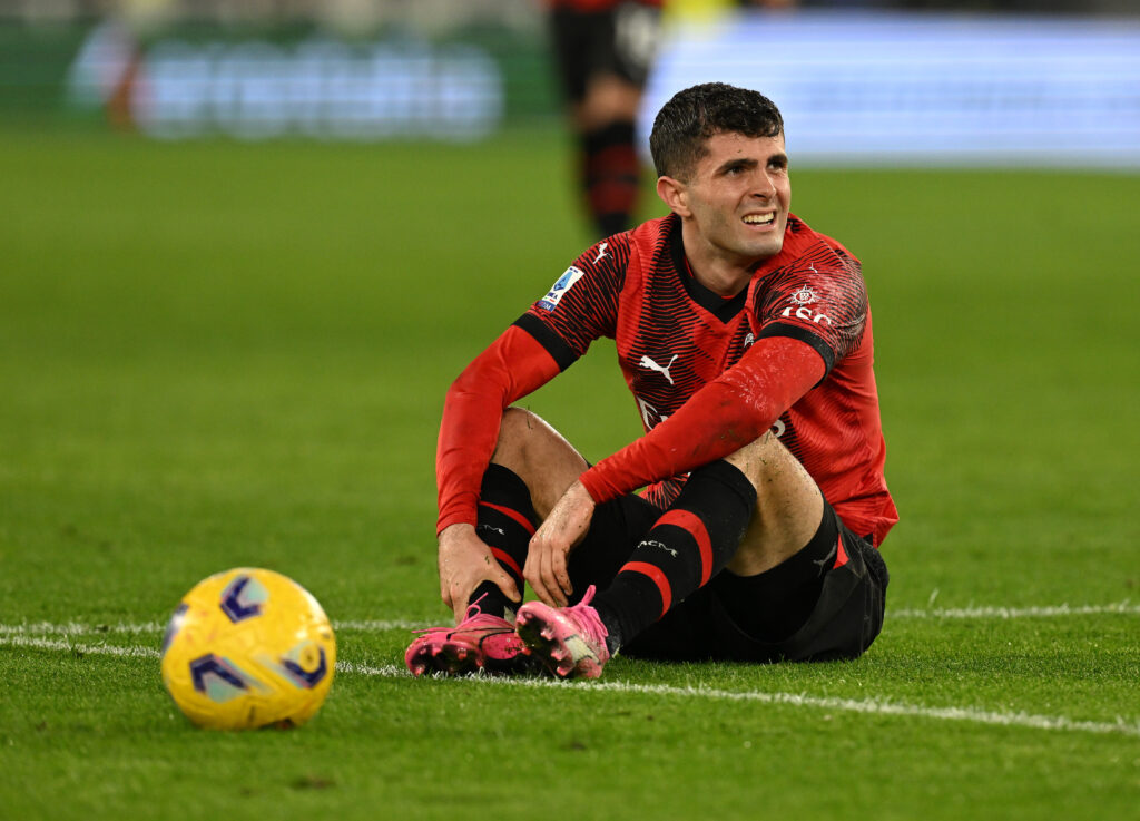 Christian Pulisic AC Milan Lazio-Milan 0-1 Serie A 2023-2024