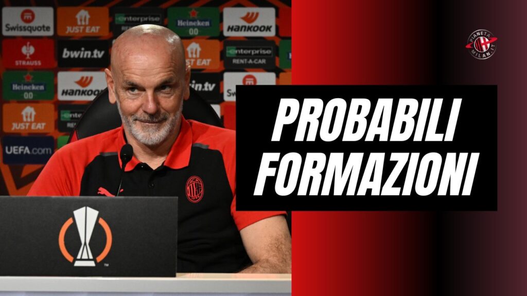 Probabili formazioni Milan-Slavia Praga Europa League 2023-2024