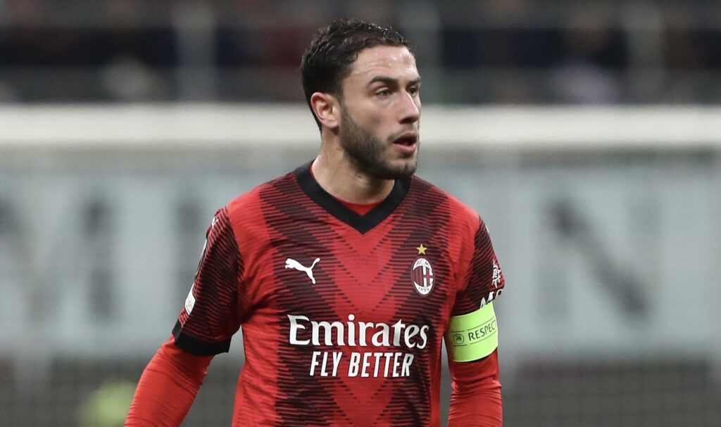 Davide Calabria AC Milan Milan-Slavia Praga 4-2 Europa League 2023-2024