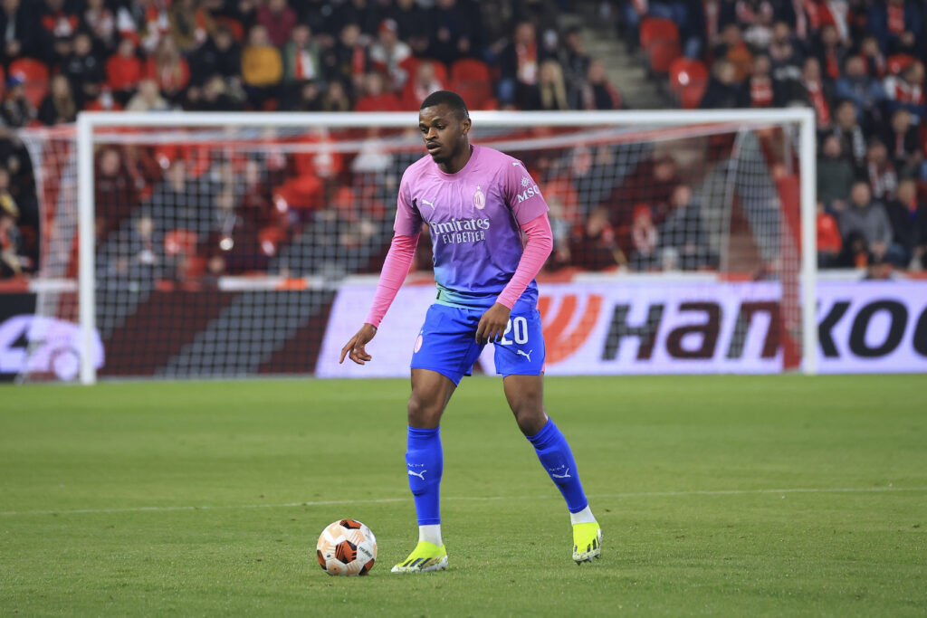 Pierre Kalulu AC Milan Slavia Praga-Milan 1-3 Europa League 2023-2024