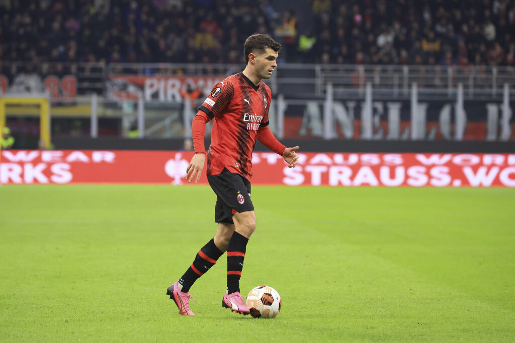 Christian Pulisic Milan-Slavia Praga 4-2 Europa League News 2023-24
