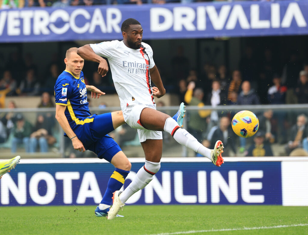 Fikayo Tomori AC Milan Verona-Milan 1-3 Serie A 2023-2024
