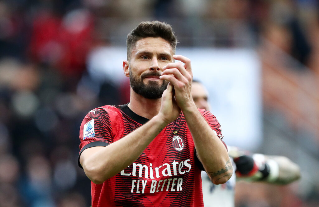 Olivier Giroud AC Milan Milan-Empoli 1-0 Serie A 2023-2024