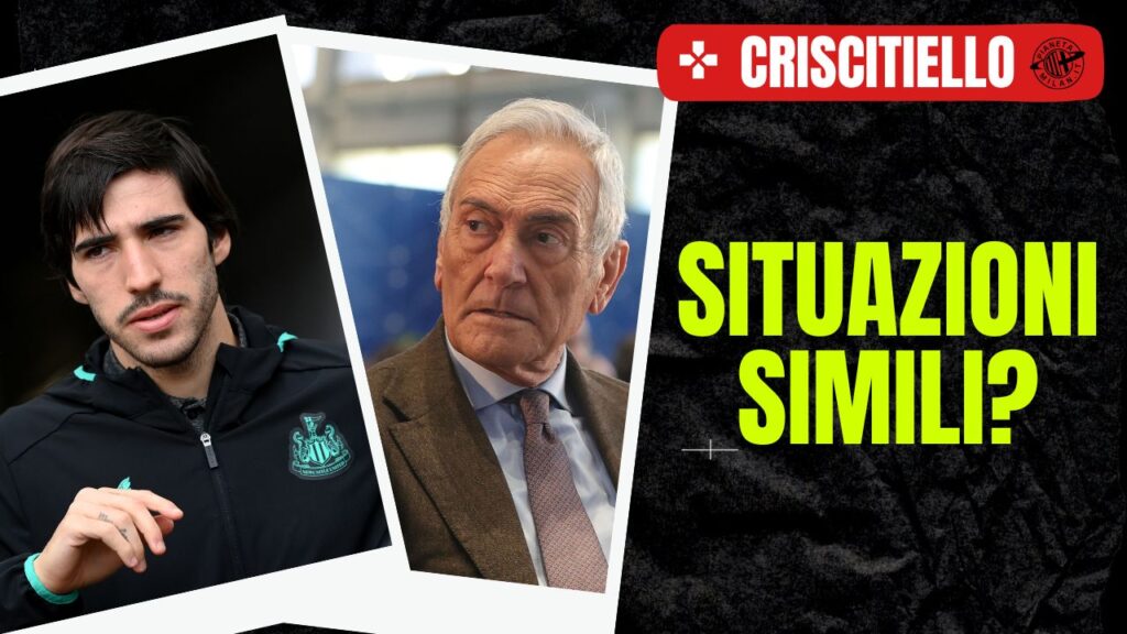 Gabriele Gravina FIGC e Sandro Tonali Newcastle