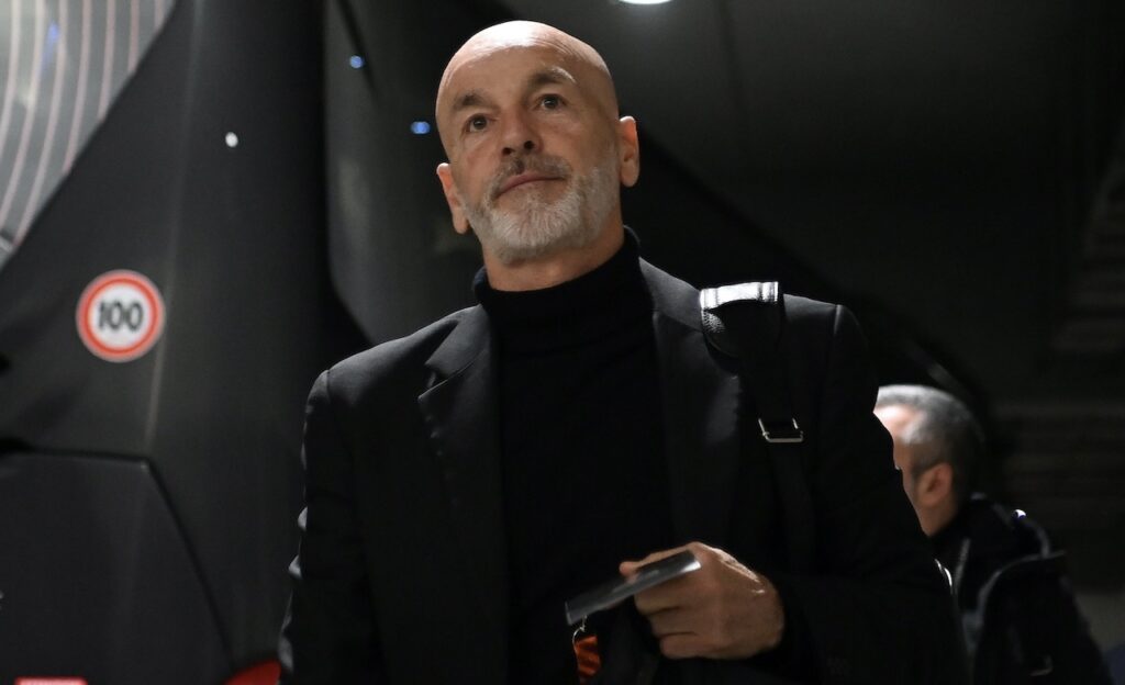 Stefano Pioli AC Milan Milan-Slavia Praga 4-2 Europa League 2023-2024