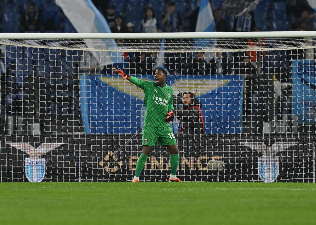 Mike Maignan AC Milan Lazio-Milan 0-1 Serie A 2023-2024