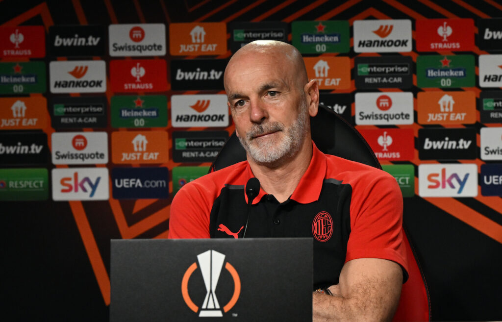 Stefano Pioli AC Milan conferenza stampa Europa League 2023-2024