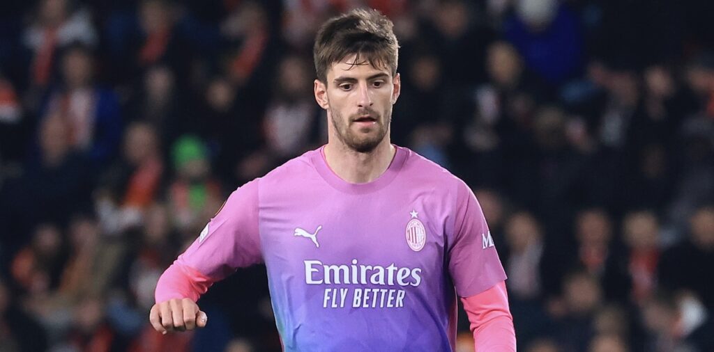 Matteo Gabbia AC Milan Slavia Praga-Milan 1-3 Europa League 2023-2024