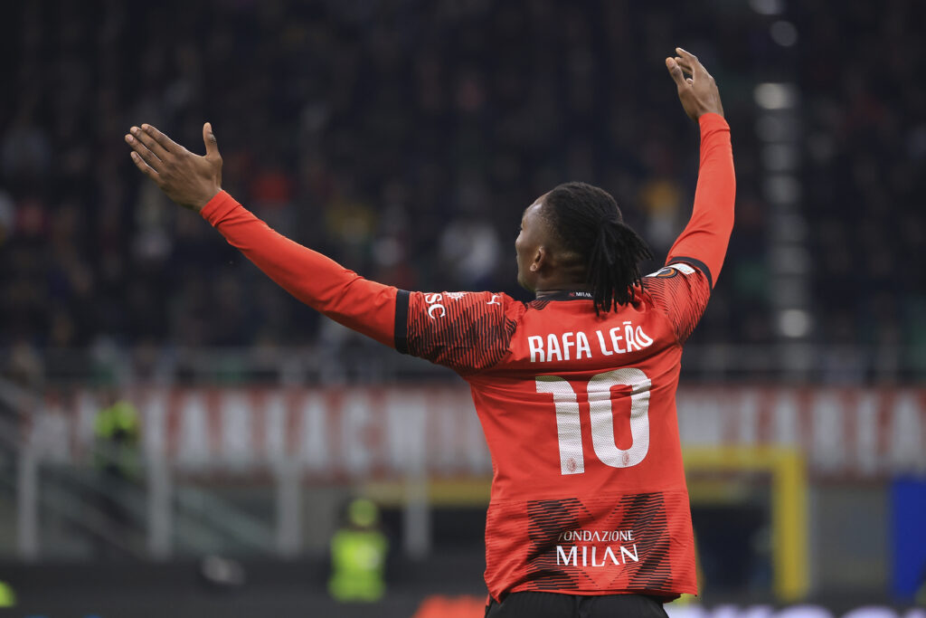 Rafael Leao Milan-Slavia Praga 4-2 Europa League News 2023-24