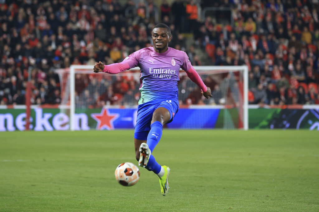 Pierre Kalulu AC Milan Slavia Praga-Milan 1-3 Europa League 2023-2024