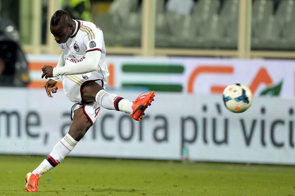 Gol Mario Balotelli AC Milan Fiorentina-Milan 0-2 Serie A 2013-2014