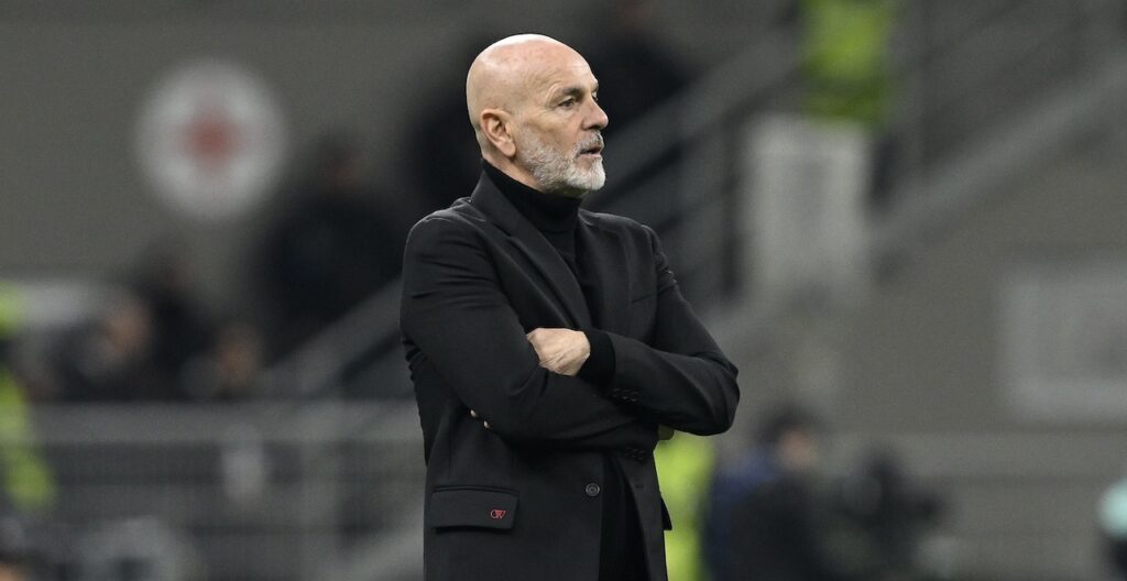 Stefano Pioli AC Milan Milan-Slavia Praga 4-2 Europa League 2023-2024