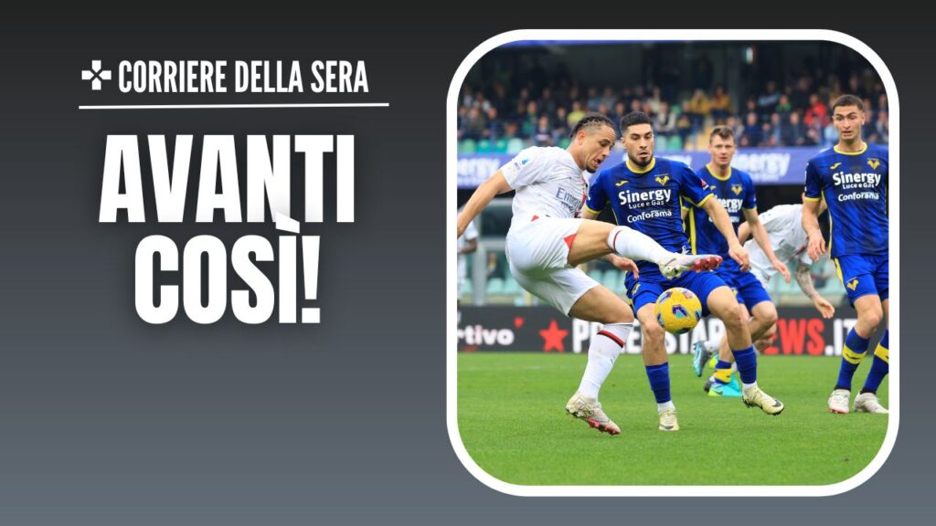 Noah Okafor AC Milan Verona-Milan 1-3 Serie A 2023-2024