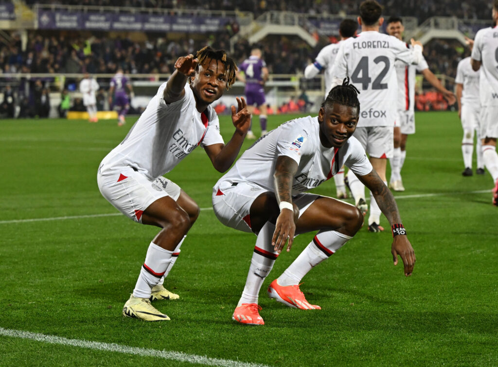Rafael Leao Samu Chukwueze Fiorentina-Milan 1-2 Serie A News AC Milan