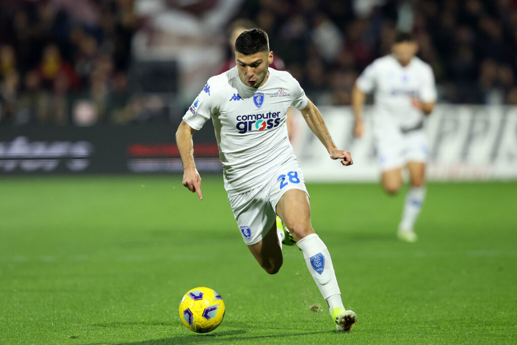 Nicolò Cambiaghi, attaccante dell'Empoli (getty images)