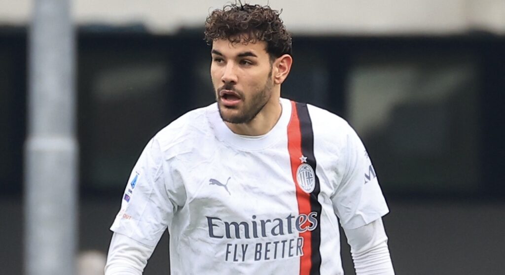 Theo Hernández AC Milan Verona-Milan 1-3 Serie A 2023-2024