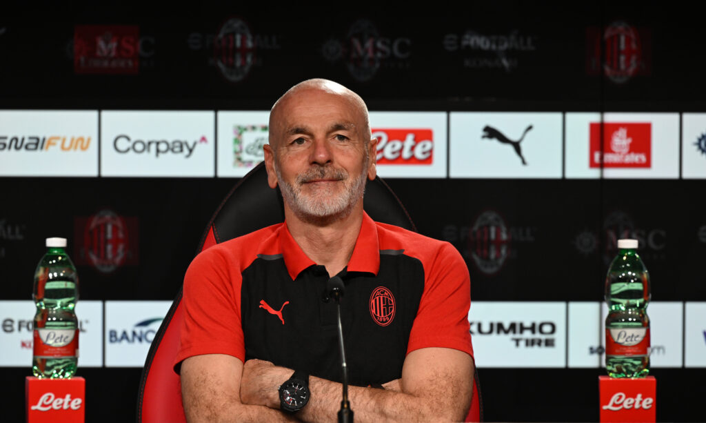 Stefano Pioli AC Milan conferenza stampa Milanello