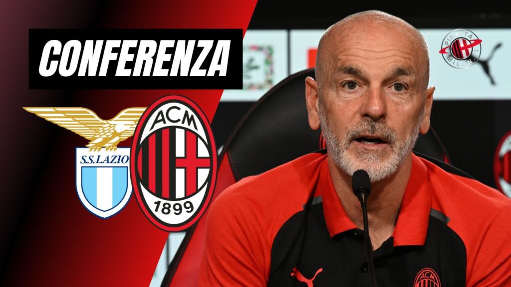 Conferenza Stampa Lazio-Milan Serie A 2023-2024 Pioli