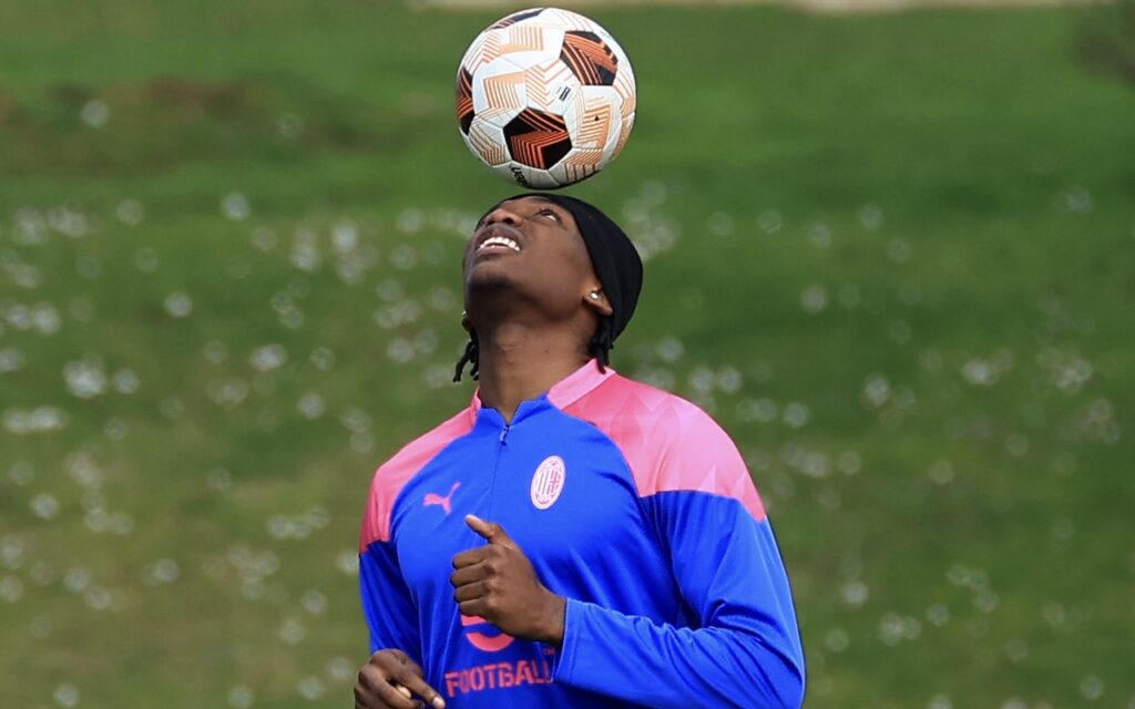 Rafael Leao AC Milan allenamento Milanello