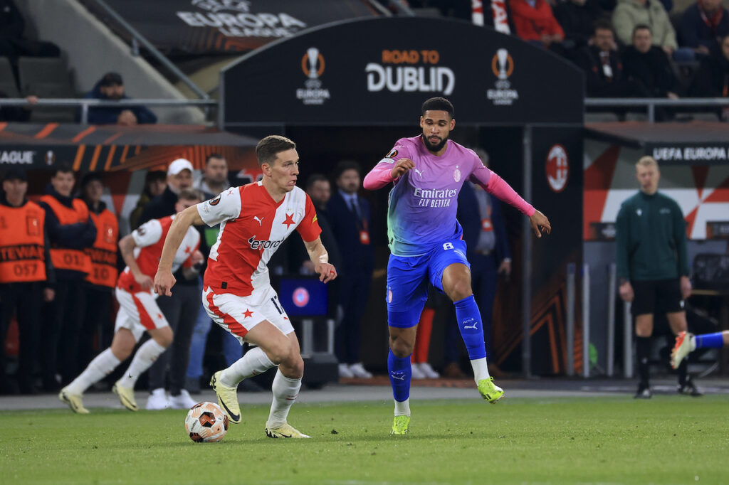 Ruben Loftus-Cheek AC Milan Slavia Praga-Milan 1-3 Europa League 2023-2024