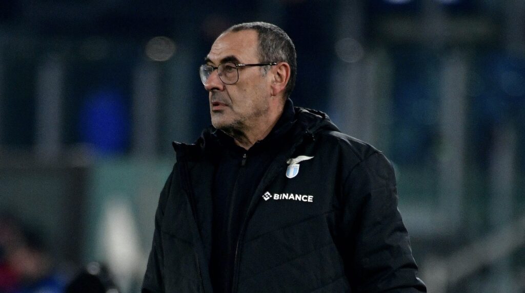 Maurizio Sarri Lazio-Milan 4-0 Serie A 2022-2023