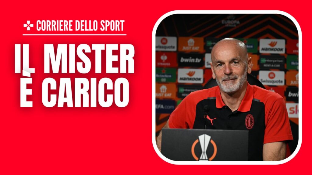 Conferenza Stampa Pioli AC Milan Milan-Slavia Praga Europa League 2023-2024