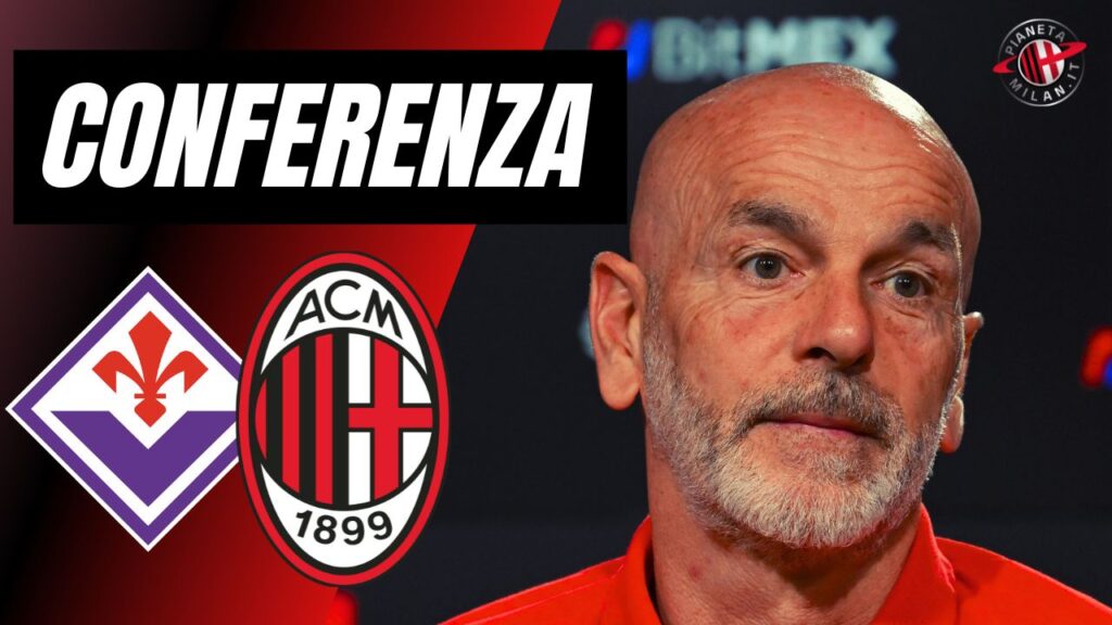 Conferenza stampa LIVE Fiorentina-Milan Serie A 2023-2024 Pioli