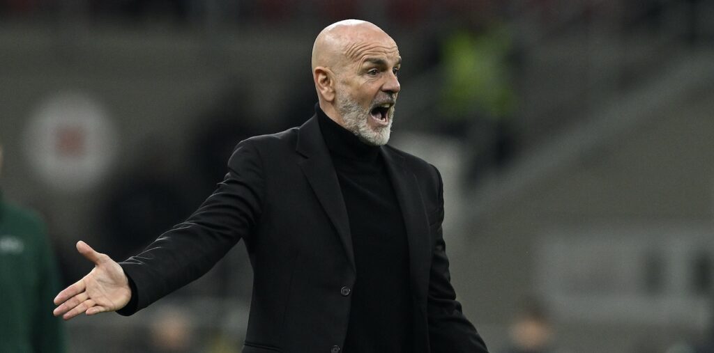 Stefano Pioli AC Milan Milan-Slavia Praga 4-2 Europa League 2023-2024