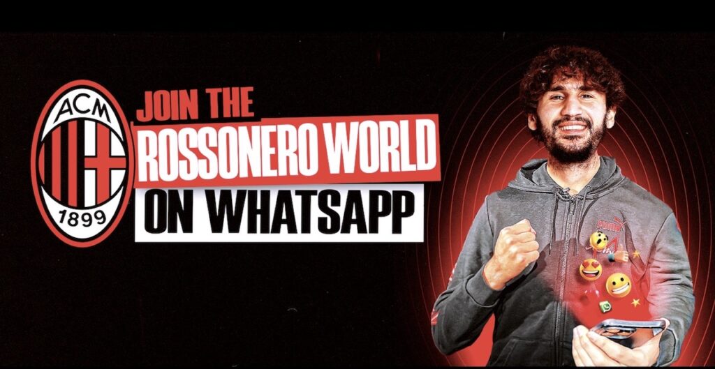 AC Milan canale WhatsApp