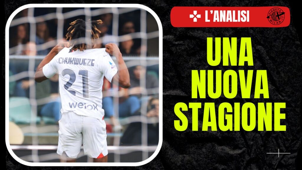 esultanza gol Samuel Chukwueze AC Milan Verona-Milan 1-3 Serie A 2023-2024