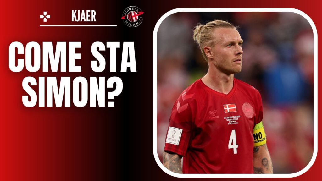 infortunio Simon Kjaer AC Milan Danimarca Infortunio