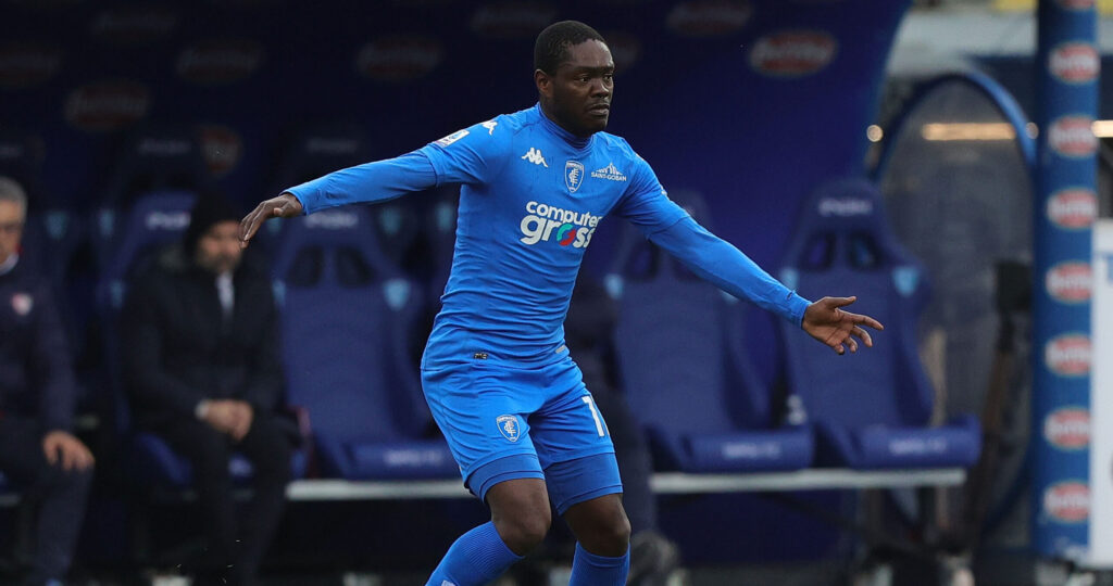 Emmanuel Gyasi, calciatore dell'Empoli (getty images)