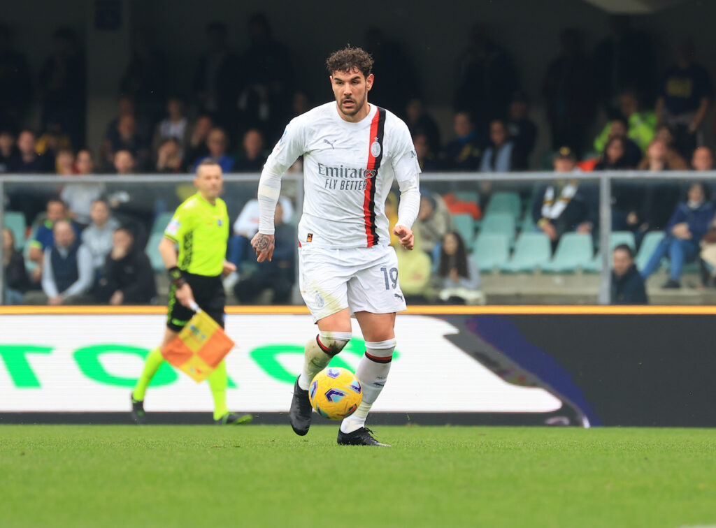Theo Hernández AC Milan Verona-Milan 1-3 Serie A 2023-2024