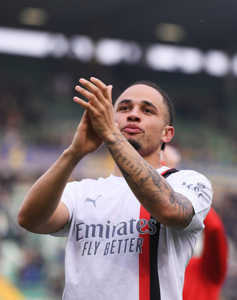 Noah Okafor AC Milan Verona-Milan 1-3 Serie A 2023-2024