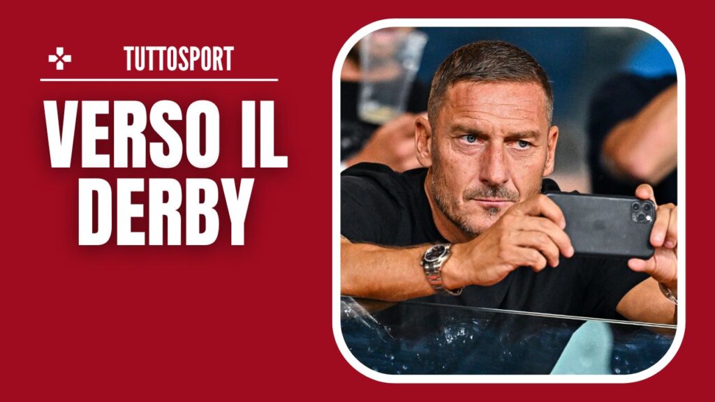 Milan-Roma Europa League 2023-2024 Totti
