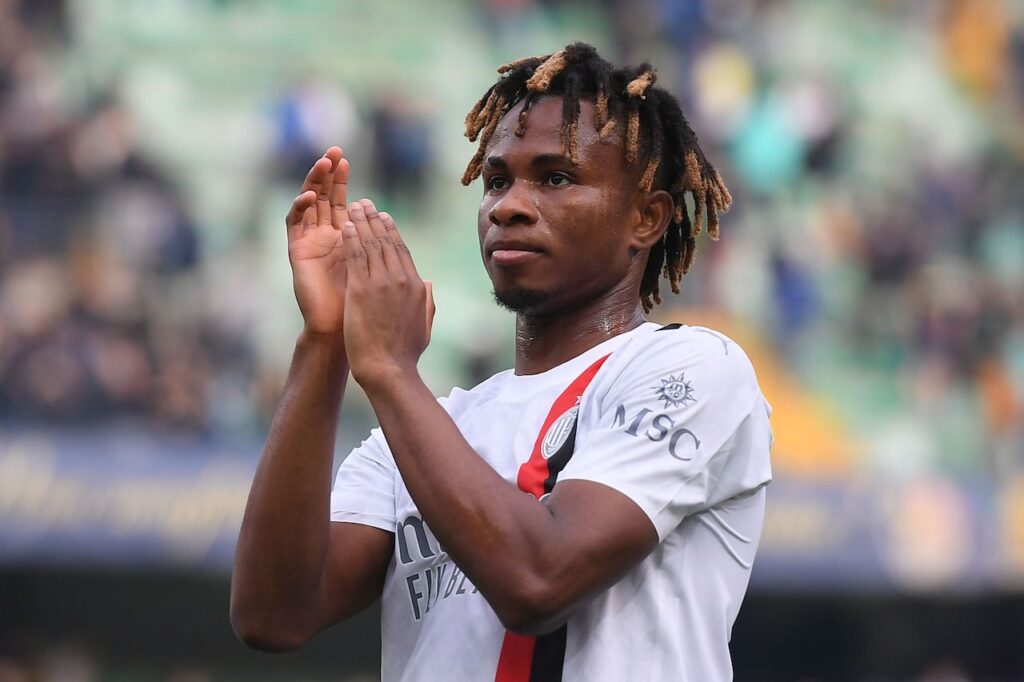 Samuel Chukwueze AC Milan Verona-Milan 1-3 Serie A 2023-2024