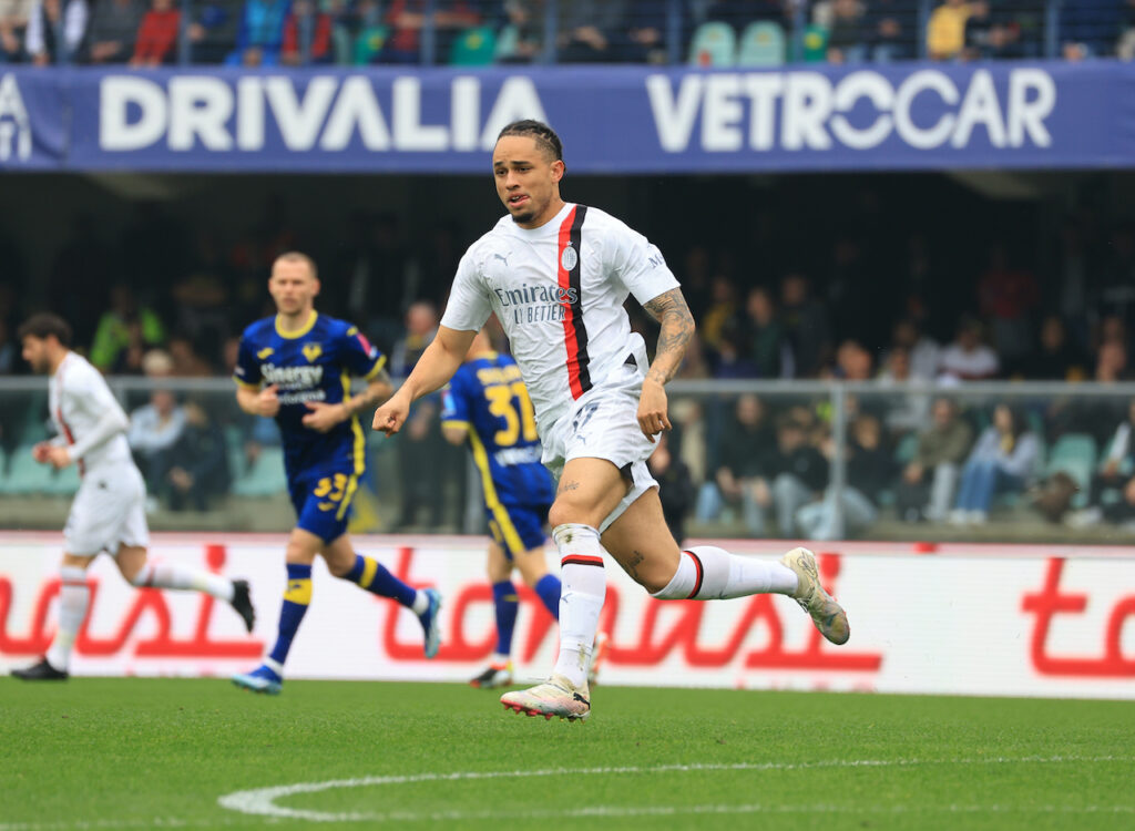 Noah Okafor AC Milan Verona-Milan 1-3 Serie A 2023-2024