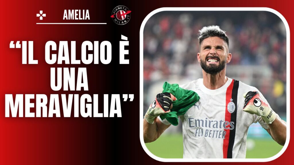 Olivier Giroud AC Milan Genoa-Milan 0-1 Serie A 2023-2024