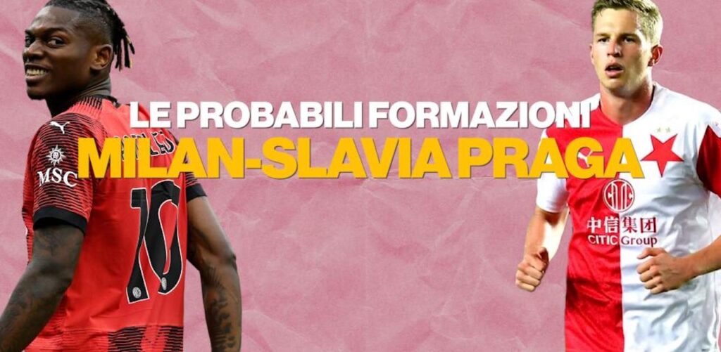 Probabili formazioni Milan-Slavia Praga Europa League 2023-2024