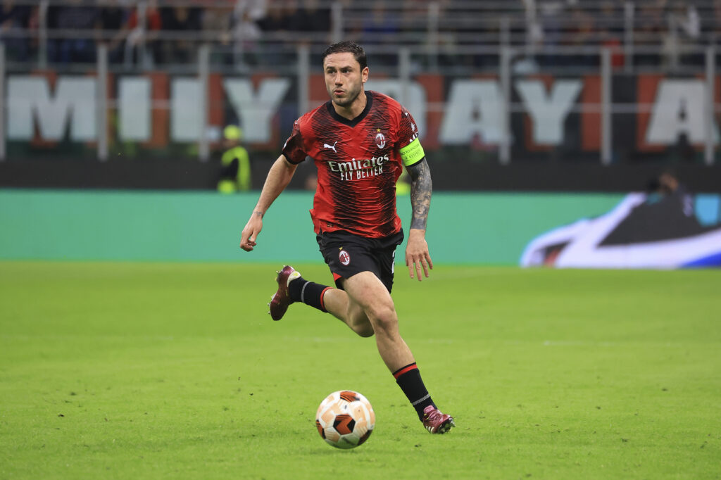 Davide Calabria AC Milan Milan-Roma 0-1 Europa League 2023-2024