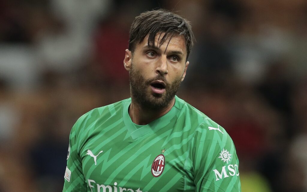 Marco Sportiello AC Milan Milan-Newcastle 0-0 Champions League 2023-2024