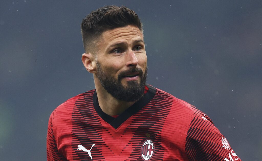 Olivier Giroud AC Milan derby Milan-Inter 1-2 Serie A 2023-2024