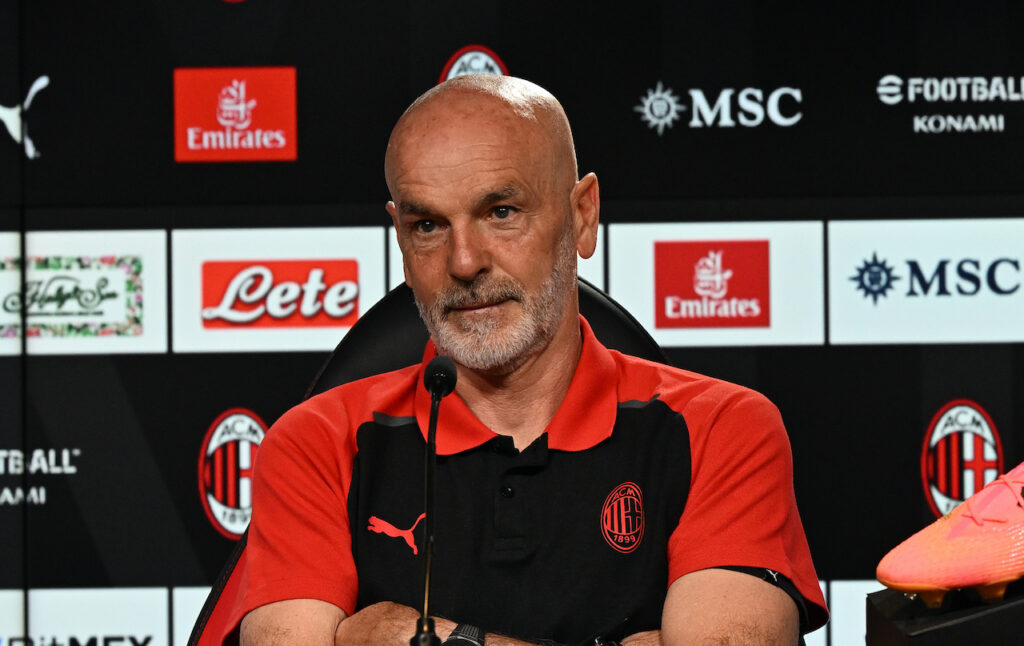 Stefano Pioli AC Milan conferenza stampa Milanello