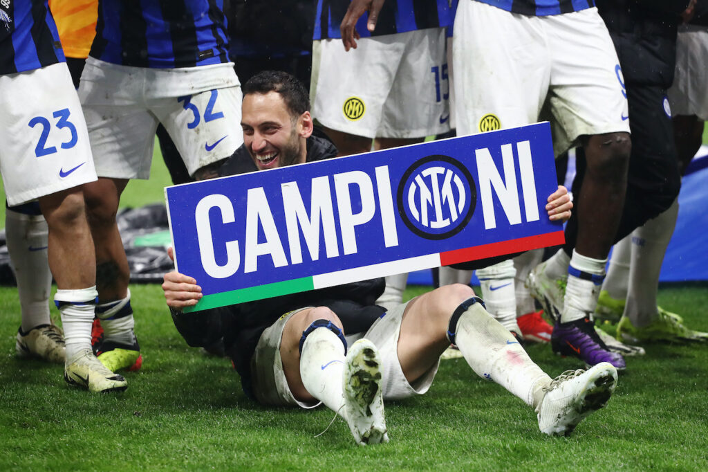 Hakan Calhanoglu Inter derby Milan-Inter 1-2 Serie A 2023-2024